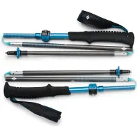 Black Diamond - Bastones de trail/running - Distance Carbon Flz Desert Sky - Talla 140 cm - Azul