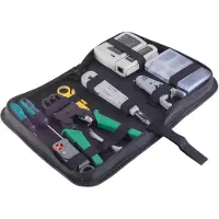 S-Conn Kit de herramientas S-IMPULS para redes, de 10 piezas, con estuche