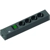 Bachmann CONNECT LINE: 4 contactos de protección, interruptor