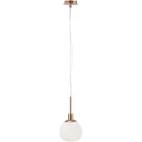 Maytoni MOD221-PL-01-G, 1 bombilla, casquillo E14, IP20, blanco
