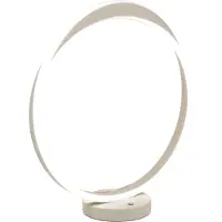 Eglo Lámpara de mesa LED con regulador táctil, 14W, 1200 lúmenes, temperatura de color (CCT) de 2700, 4000 y 6500 K, color arena, altura 44 cm, diámetro 14 cm