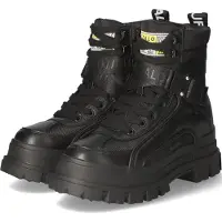 Buffalo Botines con cordones 'Aspha' negro