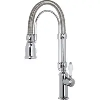 Smeg MIDR7CR-2, Cromo, Grifo monomando, Autocerrante, Conexión G3/8, 3,5 cm, 52 cm