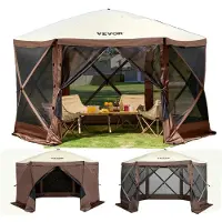 OEM VEVOR: Tienda de jardín plegable, pabellón para fiestas, tienda pop-up para 8 personas, dimensiones: 3,81 x 3,81 x 2,28 metros