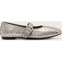 AllSaints Holly Stud Shoe Met Gunmetal Grey Talla: 37 | Bailarinas Outlet | Mujer | Gris