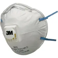 3M Mascarilla de protección respiratoria 8822, FFP2 NR, caja de 10 unidades