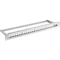 EFB Elektronik 37576.1. Panel de distribución , formato 19", 1U, 24 puertos, color metalizado