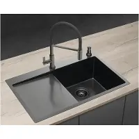Concept Grifo monomando para lavabo Titania, color gris, modelo BDC7547ds