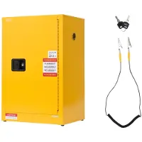 OEM VEVOR, armario de seguridad de 41,6 litros, 42,9 x 42,9 x 46 cm. Bisagras de seguridad. Armario manual de alta temperatura, 59x46x90 cm