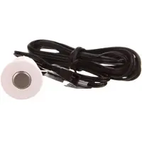 GTV Interruptor táctil regulable , 12V, 24W, blanco, con tornillos de fijación de 22 x 16 mm, y orificio de 18 mm