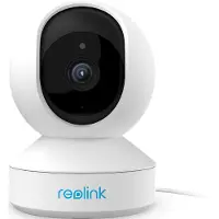 Reolink Serie E, cámara IP de seguridad, para uso interior y exterior, con conexión por cable o inalámbrica, compatible con Google Assistant, rango de frecuencia: 2400 - 5000 MHz