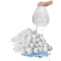 OEM VEVOR: Bolas de filtro de arena, 0,7 kg. Reemplazo para arena de piscinas, reutilizables, de poliéster. Adecuadas para piscinas, piscinas desmontables y acuarios