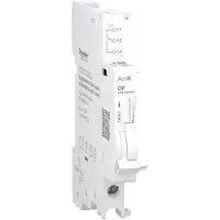 Schneider Electric , contacto auxiliar, Acti9, OF, de 2mA a 100mA, de 24VAC a 250VAC, de 24VDC a 220VDC, conexión inferior, referencia A9N26914