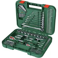 Bosch Juego De Llaves De Carraca Con Puntas Y Vasos 132 Piezas