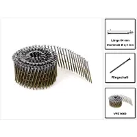 Bostitch Clavos en espiral , sin cabeza, 2,50 x 64 mm, 9000 unidades (F250R64Q)