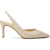 Michael Kors Alina Flex Sling Pump Pale Gold Talla: 38.5 | Pumps Outlet | Mujer | Amarillo