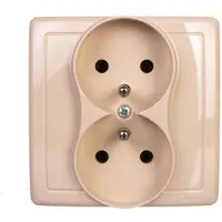 Kontakt-Simon Contacte Simon BMGZ2/12, color beige, plástico, IP20, 250 V, 80,5 mm, 45 mm