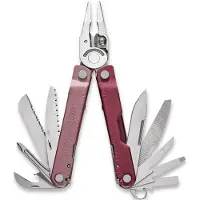 Leatherman Multiherramienta Rebar, Heathered Cranberry