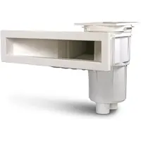 AstralPool Astral Pool 56176, skimmer para paredes de piscinas, blanco, ABS, rectangular, 7,5 m³/h, 495 mm
