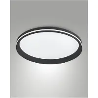 FABAS LUCE Lámpara de techo LED ISY, color , 52W, 4900 lúmenes, temperatura de color ajustable de 2700K a 4000K, regulable, diámetro de 450 mm