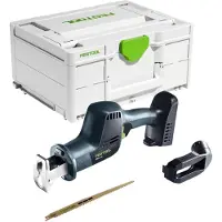 Festool Sierra de sable a batería ERSC 18 EB-Basic de 18 V y 210 mm (578691) + Systainer —sin batería ni cargador—