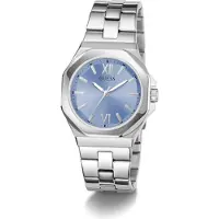 GUESS Reloj analógico azul oscuro / plata