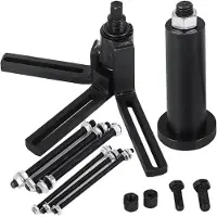 OEM VEVOR Herramienta de Instalación 30 x 10 x 13 cm, Separador del Cárter Maleta de Manivela para Motocicleta 3,5 kg, Herramienta de Extracción e Instalación de Rodamientos, Brazos Ajustables de 360 °