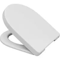 Hamberger Sanitary Haro WC-Sitz Samar SoftClose Premium Steckscharn. Edelstahl C0102G weiß alpin