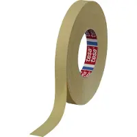 TESA 1 rollo de cinta de papel crepé , modelo 4322, longitud 50 metros, ancho 19 mm, color beige (similar al color "chamois"), alta adherencia