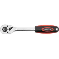 YATO Llave de tubo de 1/2" recta con mango de plástico, 90 dientes