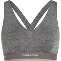 Icebreaker - Women's 125 Cool-Lite Sprite Racerback Bra - Sujetador deportivo size S, gris