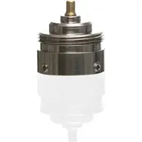 EUROTRONIC Adaptador metálico Danfoss RAVL, accesorio para termostatos de radiador, conexión de 26 mm