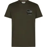 Icebreaker - Merino 150 Tech Lite S/S Tee Evolving Layers - Camiseta de merino size S, oliva