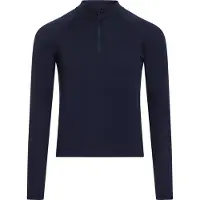 Icebreaker - Ropa interior técnica niños - K Merino 260 Oasis LS Half Zip Midnight Navy de Lana - Talla 14 años - Azul marino