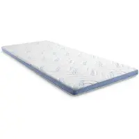 Sleezzze Colchón viscoelástico CloudComfort Cool, 90 x 200 cm, altura 7 cm, firmeza H2/H3, con 7 zonas y funda térmica que proporciona frescor