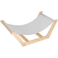 Springos Cama para mascotas - Sillón para perros - Madera - Para gatos y perros - 70x40 cm - 120 kg