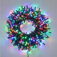 Lotti 36277, lámpara de 100 luces, LED, marca Více, para interior/exterior, color verde, 8 horas de funcionamiento