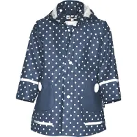 Playshoes Abrigo azul oscuro / blanco