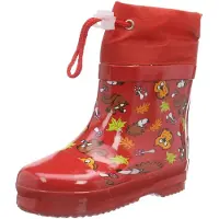Playshoes Botas de lluvia marrón / dorado / verde claro / naranja / rojo