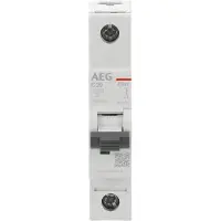 AEG Interruptor automático de protección contra sobrecargas Elfaplus, 6kA, C-20A, 1P