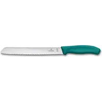 Victorinox SwissClassic 6.8631.21C1B Green, cuchillo para pan, 21 cm, verde