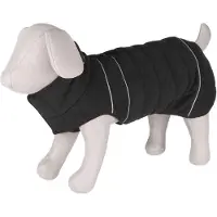 Trixie Abrigo de invierno para perros King of Dogs, talla XS: 25 cm, color negro