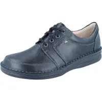 Finn Comfort Zapatos con cordón 'Schnürschuh Herren 01111 060099 Echtleder in schwarz' negro