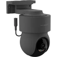 Homematic IP 162944A0, cámara IP de seguridad, para uso interior y exterior, inalámbrica, para montaje en techo, color antracita, tipo domo