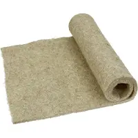 Kerbl Alfombra de yute XL para roedores, base de 60x120x1 cm, alfombra de yute, zona de descanso, suelo para roedores