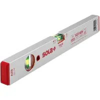 Sola AZB 50 - Nivel de burbuja de 50 cm - con ampolla niveladora -FOCUS patentada