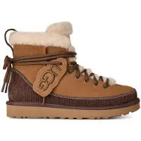 Ugg para mujer. 1180418 Botines de Piel Classic Heritage Lace-Up marrón (39), Plano, Cordones, Casual, outlet 2026.