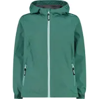 CMP - Girl's Jacket Fix Hood Printed - Chaqueta impermeable size 116, turquesa