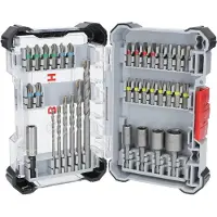 Bosch Accesorios Juego de brocas "Extra Hard" para atornillador y juego de brocas CYL-3, expositor, 35 piezas.