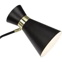 Brilliant , lámpara de pie de una luz, color dorado y negro, IP20, casquillo E27, 28 vatios, apta para bombillas estándar